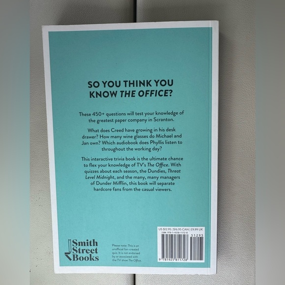 'The Office' Trivia Book by Amy Lewis - Picture 2 of 2